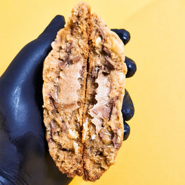 Cinnamon chocolate chip hazelnut cookie