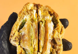 Triple chocolate baklava